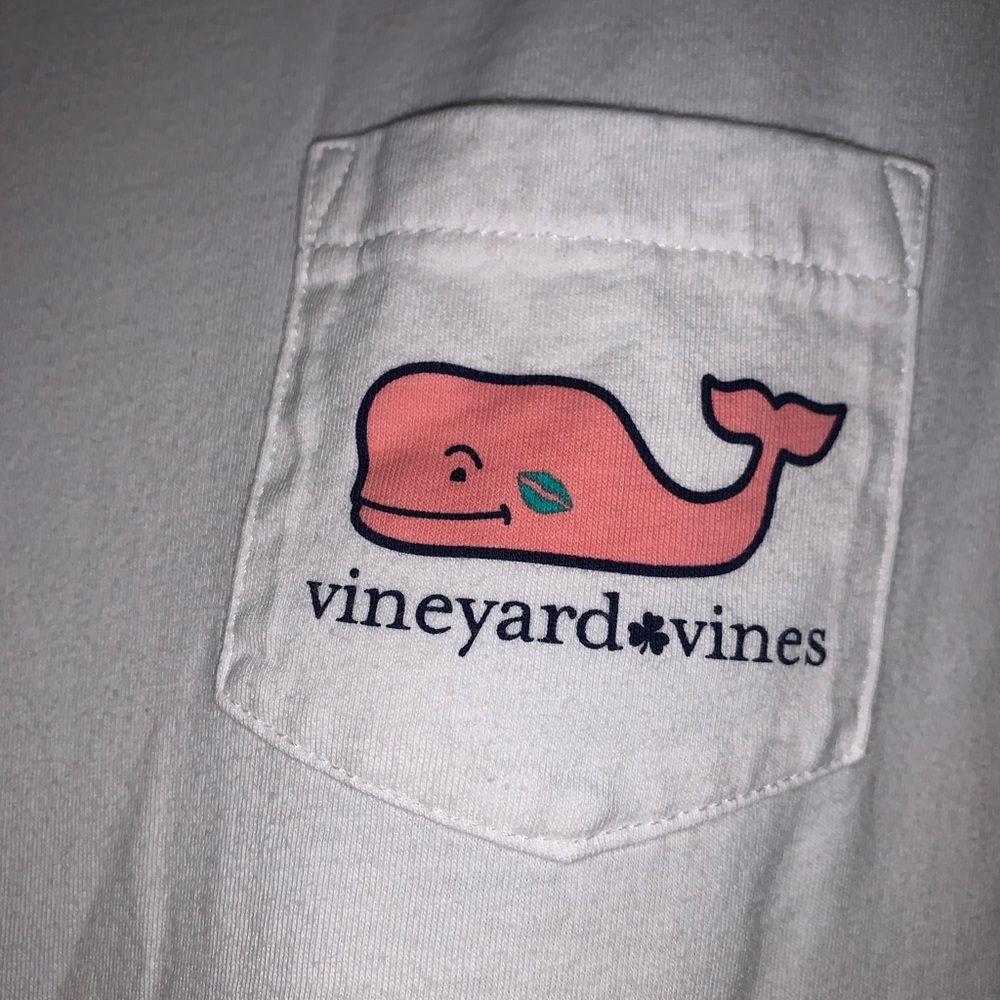 Vineyard Vines Classic White Long Sleeve Tee St. Patrick’s Day Theme